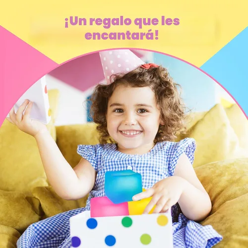 Miniatura 7 de ZaxiDeel Juguetes de Presión Cubo de Estrés Paquete de 3: Juguetes Sensoriales Llenos de Gel de Alta Densidad, Cubo de 2.1", Juguetes de Presión