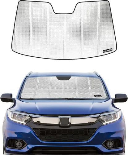 Miniatura 7 de Pigenius Parasol para parabrisas Honda HR-V 2016-2022, acabado plateado metálico