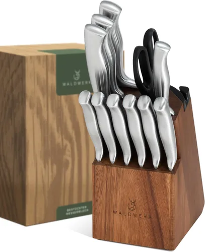 Miniatura 8 de WALDWERK Varilla de Afilado Premium - Acero de Afilado Hecho de Acero Endurecido con Elegante Mango de Madera - Acero de Afilado 100% Sin Plástico