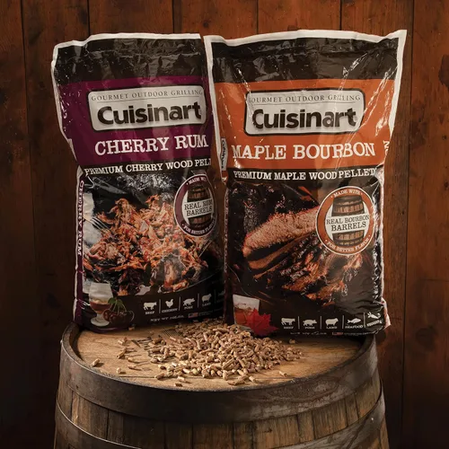 Miniatura 8 de Cuisinart Gránulos para ahumar de ron cereza prémium para barbacoa, bolsa de 20 libras