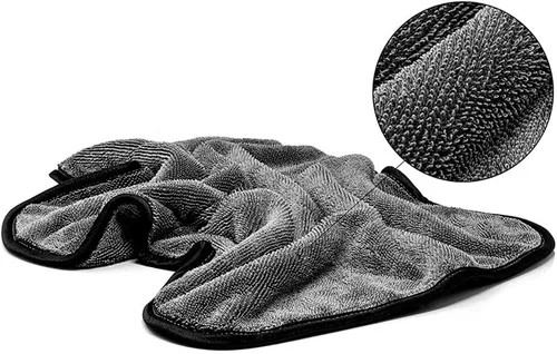 SOFTBATFY Toalla de secado de microfibra para automóvil, toalla de secado de baño brillante para cubículos de ducha para eliminación de agua en