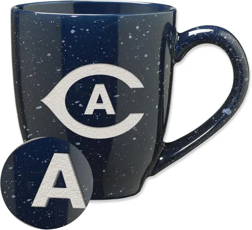 Miniatura 211 de Rico Industries NCAA Virginia Tech Hokies Maroon - Taza de café de cerámica grabada con láser, color del equipo, 16 onzas