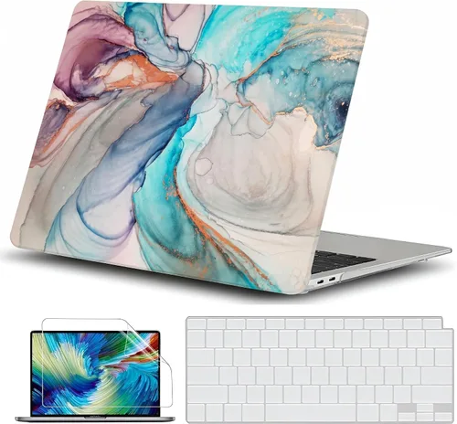 Miniatura 13 de GVTECH Funda para MacBook Air de 13 pulgadas (2010-2017) A1369 A1466 carcasa rígida de plástico, carcasa negra