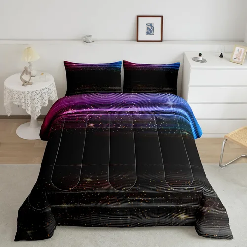 Miniatura 29 de Erosebridal Juego de ropa de cama con estampado de girasol, letras retro y flores amarillas, decoración de dormitorio, edredón de plumón de abeja