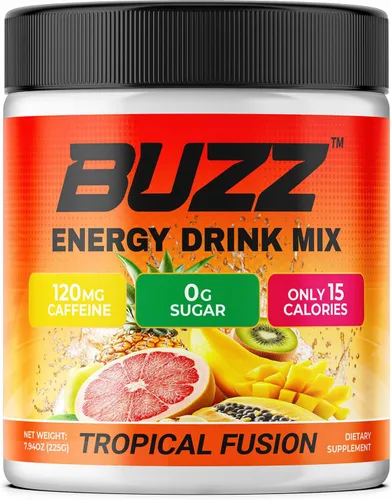 Miniatura 12 de Morning Buzz Bebida energética en polvo, mezcla de bebida Energy Boost, energía sin azúcar con antioxidantes, producto de resistencia a la nutrición