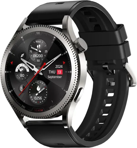 Miniatura 2 de Reloj inteligente con modos deportivos de llamadas, monitor de presión, contador de pasos, monitor de sueño, compatible con llamadas BT, 1.42