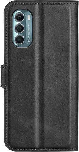 Miniatura 6 de Funda con tapa para Motorola Moto G Stylus 5G 2022 Funda protectora magnética de piel sintética para Moto G Stylus Folio Book Cover con soporte Negro