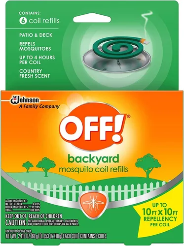 Miniatura 17 de OFF! Repuestos de bobina repelente de mosquitos para patio trasero, perfecto para patios al aire libre, aroma fresco, 6
