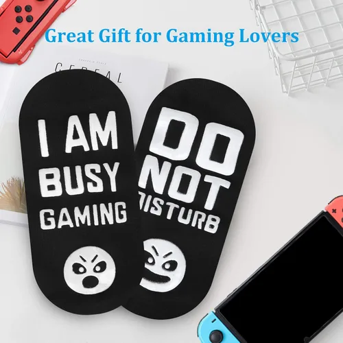 Miniatura 2 de Calcetines de juego Do Not Disturb IM regalo para adolescentes y niños calcetines de jugador para hombres padre papá nieto sobrino