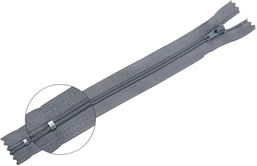 Miniatura 17 de Cierre de tela, 10 cremalleras de nailon para manualidades de costura a medida, cremalleras de nailon, para coser de 3 a 24 pulgadas, para coser