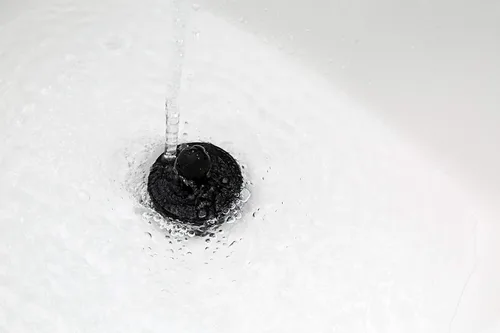 Miniatura 7 de TubShroom Paquete Combinado de Atrapapelos para Desagüe de Bañera con Tapón de Silicona, Cromo Negro – Protector para Desagües de Baño, se adapta a