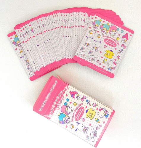 Miniatura 2 de Cartas de juego de personajes Sanrio Hello Kitty, Little Twin Stars, My Melody, Cinnamoroll, Pompompurin, Pochacco 3.5 x 2.4 x 0.7 pulgadas