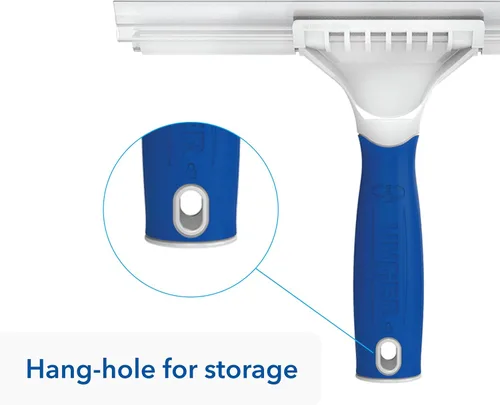 Miniatura 8 de Unger Professional Connect and Clean - Escobilla de ducha para vidrio y azulejos de 10 pulgadas, compatible con poste roscado estándar, suministros