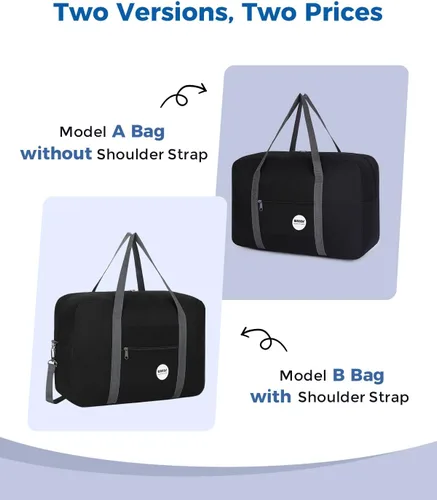 Miniatura 4 de WANDF Bolsa de viaje para artículos personales de Spirit Airlines de 18 x 14 x 8 pulgadas, bolsa de viaje debajo del asiento, equipaje de mano