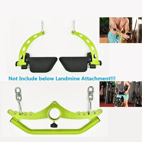 Miniatura 3 de Barra de tracción de lat ajustable, accesorios para máquina de cable para gimnasio, accesorios de fila T-bar para tracción de lat para gimnasio