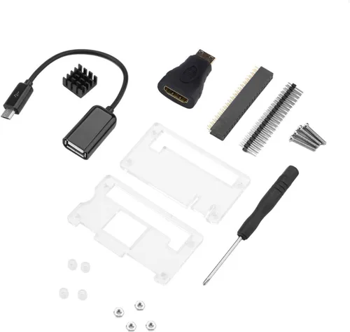 Miniatura 2 de Kit de inicio Zero W, paquete completo de accesorios Zero W con estuche blanco, para desarrolladores, educadores y entusiastas del bricolaje