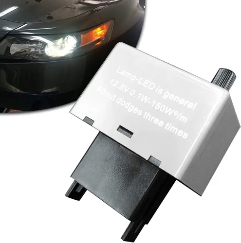 Miniatura 9 de x xotic tech 1 relé electrónico LED intermitente CF12 de 12 V y 2 pines para instalar bombillas LED de señal de giro LED con problemas de hiperflash
