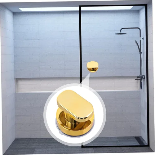 Miniatura 8 de Housoutil Barra de agarre de seguridad con mango de ventosa, barra de agarre para baño, soporte de pared resistente para baño de 3 piezas