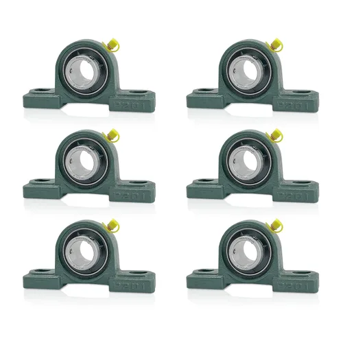 Miniatura 19 de 4 piezas de 10 mm Rodamiento con Brida Cojinete de Empuje o Descanso Montado KP000 Bloque de Rodamiento