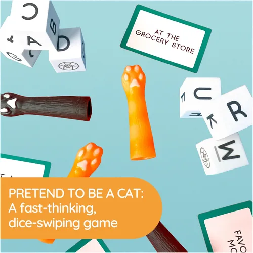 Miniatura 3 de Spin Master Games, SolidRoots Cat-a-gories, juego de dados de aprendizaje de vocabulario, diversión para la noche de juego familiar, 2-4 jugadores
