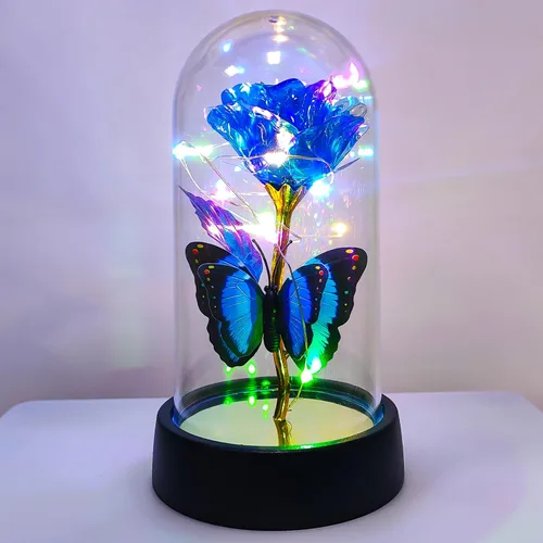 Rosa Eterna para el Día de la Madre, Ideas de Flores para el Día de la Madre, Regalos de Flores para Mamá y Esposa del Día de la Madre de Hija,