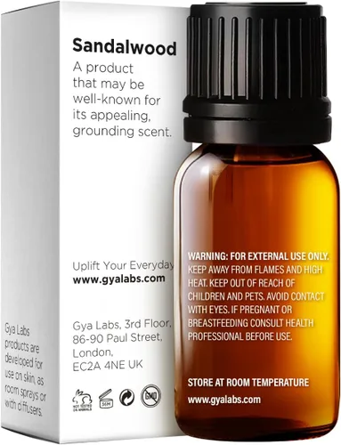 Miniatura 2 de Gya Labs Aceite Esencial de Sándalo - 0.34 Fl Oz - para Cabello, Piel, Difusor, Aromaterapia y Aroma para Fabricación de Velas DIY