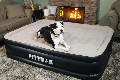 Miniatura 6 de AirBedz by Pittman Outdoors - Colchón de aire para interiores y exteriores con bomba de aire integrada, tamaño Queen, 20 pulgadas de alto