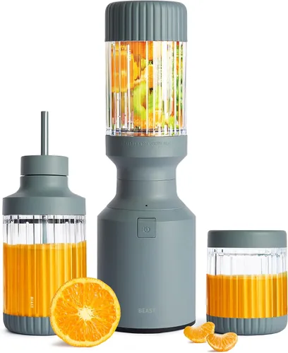 Miniatura 12 de La licuadora mini Beast Plus Mini licuadora de encimera de cocina Mezcla licuados de frutas y batidos, aderezos, salsas, salsas para mojar