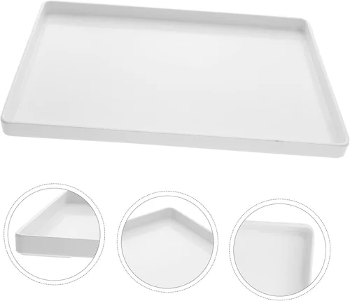 Miniatura 3 de GLEAVI Elegante plato de comida de melamina para servir bandejas y platos para aperitivos bandeja de pan