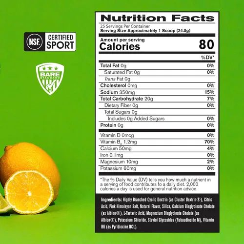 Miniatura 2 de BARE PERFORMANCE NUTRITION, BPN G.1.M Go One More Sport, combustible de entrenamiento de resistencia, fórmula superior en polvo de carbohidratos
