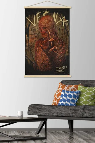 Miniatura 2 de Trends International Netflix Stranger Things: Season 4 - Póster de pared de Vecna, 22.37 x 34.00 pulgadas, paquete de impresión premium y colgador