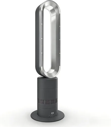 Xcity TP18Pro Bladeless Tower Fan, 2-in-1 Heater & Cooling Fan, 10 Cooling + 3 Heating Levels, Remote Control, Ultra-Quiet for Bedroom & Home Office