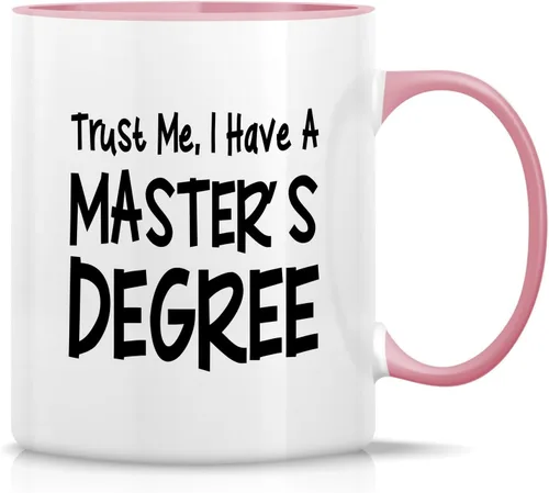 Miniatura 7 de Retreez Taza divertida – Trust Me I have Masters Degree MBA College Graduation Tazas de café de cerámica de 11 onzas – Divertido, sarcasmo, regalos