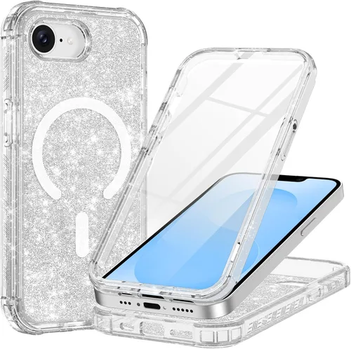 Miniatura 13 de Hekodonk Funda para iPhone 15 Pro Max, compatible con Magsafe [protector de pantalla de vidrio templado integrado y protección de lente de cámara]