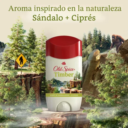 Miniatura 7 de Desodorante antitranspirante Old Spice de sensación seca para hombres, frescura 24/7, protección contra el sudor y el mal olor 24/7, suave