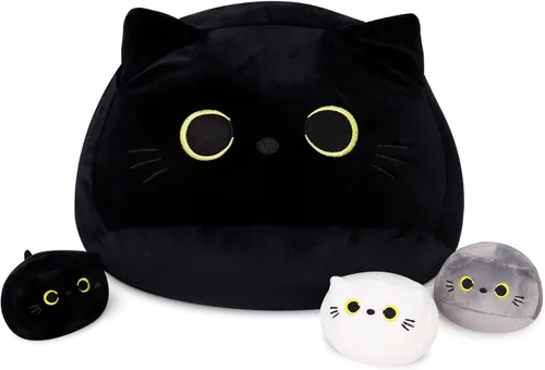 Miniatura 10 de WeBingo Almohada de felpa de hongo, 12 pulgadas, bonita decoración de hongos grandes, peluches de animales de peluche para niñas, niños y adultos