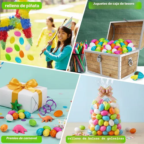 Miniatura 6 de 60 huevos pequeños de dinosaurio para incubación de dinosaurios, regalos de fiesta de cumpleaños, regalos de graduación, bolsas de golosinas