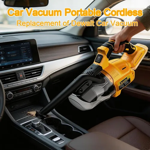 Miniatura 7 de Aspiradora inalámbrica para Dewalt - Batería de 20 V, aspiradora de mano portátil 5 en 1 con filtro HEPA lavable para el hogar, automóvil, suelo