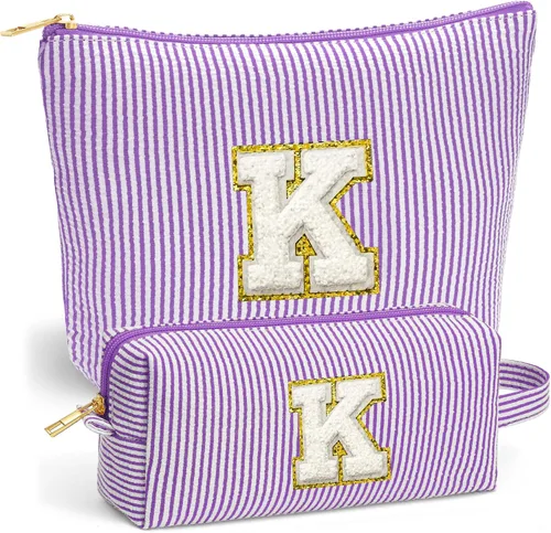 Miniatura 32 de Set de Bolsos de Maquillaje de Viaje - Bolso Inicial de Aseo de Viaje, Bolso de Cosméticos Portátil Bolso de Maquillaje de Viaje con Artículos Azul