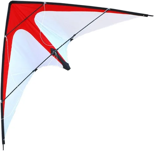 Miniatura 9 de HENGDA KITE - Cometa de rima estelar mejorada de 48 pulgadas, cometa de acrobacias de doble línea para niños y adultos, deportes al aire libre
