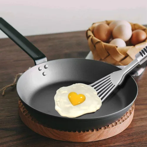 Miniatura 5 de Espátula de pescado de alta calidad, acero inoxidable resistente al óxido, mango antideslizante, ideal para asar a la parrilla, freír, girar