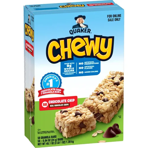 Miniatura 14 de Quaker Barras de granola masticables, S'mores, 58