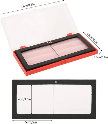 Miniatura 6 de Lente de soldadura de aumento, lente de lupa de vidrio de soldadura Accesorios de soldadura para protección de ojos, 1.0/1.5/2.0/2.5/3.0 dioptría