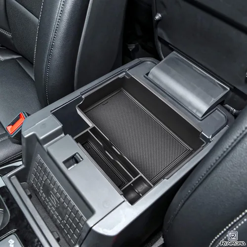 Miniatura 6 de RUNROAD Organizador de bandeja de consola central mejorado compatible con Ford Explorer 2026 2025 2024 2023 2022 2021 2020, divisores de bandeja