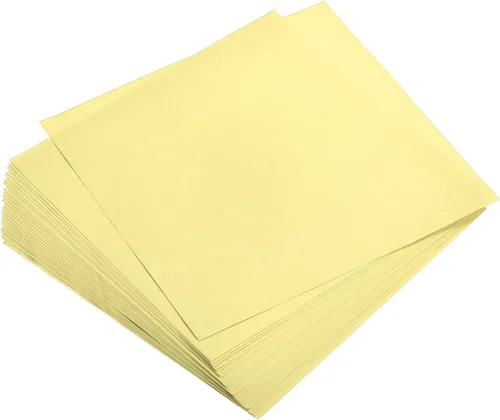 Miniatura 97 de MECCANIXITY 100 hojas de papel de origami de doble cara de 8 x 8 pulgadas (7.9 x 7.9 in), hoja cuadrada para proyectos de manualidades, Pasto verde
