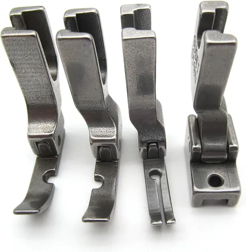 ckpsms KUNPENG - #P36N+P36LN+P363+S518N 1SET 4PCS Diferentes Prensatelas de Cremallera Ajuste para Máquinas de Coser Individuales Industriales