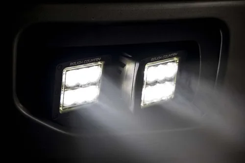 Miniatura 7 de Rough Country Kit de luces antiniebla LED Spot/Flood para Ford F-150-70865 2015-2017