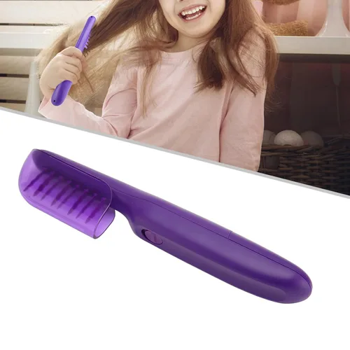 Miniatura 7 de ZJchao Cepillo desenredante eléctrico, para cabello rizado, grueso, lacio, uso húmedo y seco, alta concentración de iones negativos, función