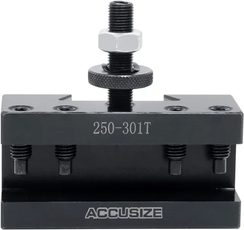 Accusize Industrial Tools - Soporte CXA para torneado y rectificado, para herramientas de torneado de 1 pulgada, portaherramienta de cambio rápido,