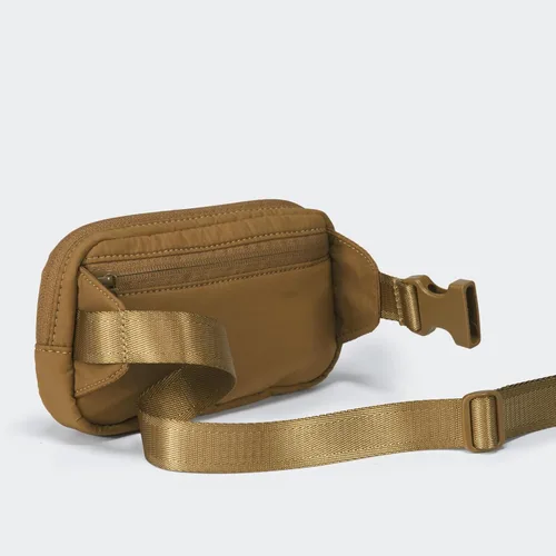 Miniatura 4 de Mini riñonera Pander impermeable de 0.7 litros, cangurera para todas partes para mujeres y hombres., Marrón, Sólido